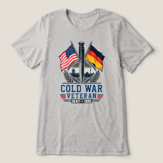Kalter Krieg Veteran USA Deutschland Berlin Tri-Blend Shirt