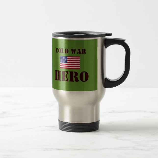 Kalter Kriegs-Held-Reise-Tasse Reisebecher (Rechts)