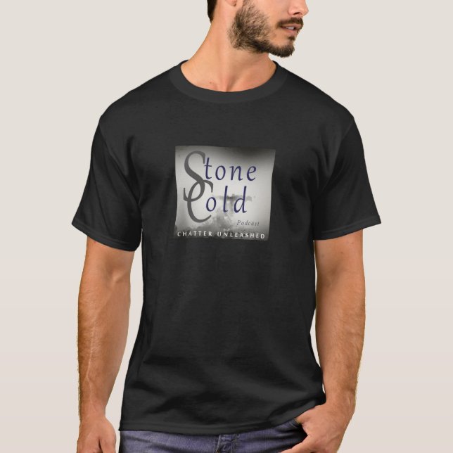 Kalter Steinpodcast T-Shirt (Vorderseite)