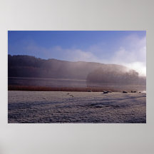 Kalter Wintermorgen Esthwai Water England