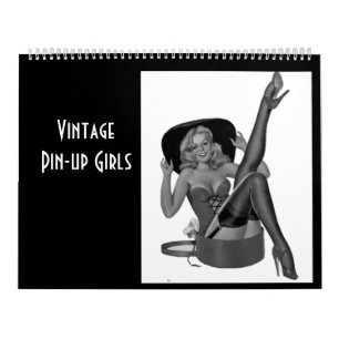 Kalterndruck Pin-up Mädchen 14 Bilder Feb-Jan Kalender