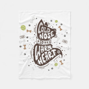 Kaltes Herz Fleecedecke