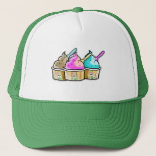kaltes Kuh Eiscreme Truckerkappe