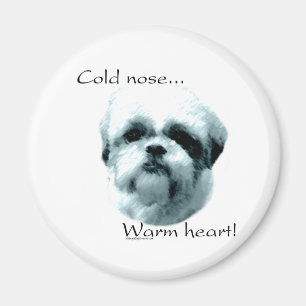 Kaltes Nasen-warmes Herz Shih Tzu - Magnet