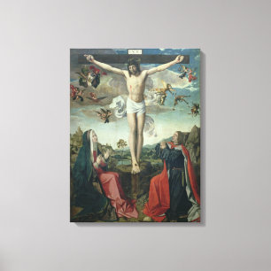 Kalvarien (Öl auf Tafel) Leinwanddruck