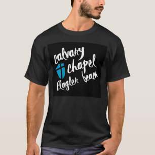 Kalvarienberg-Kapelle Flagler Strand-Schwarz-T - T-Shirt
