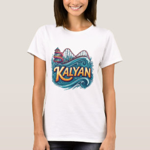 Kalyan Amusement Park Logo - Wasserwaage Typografi T-Shirt