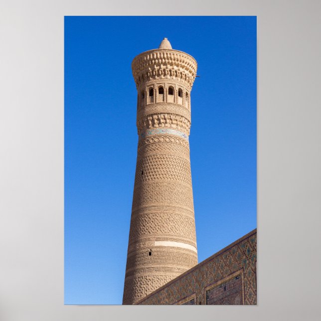 Kalyan minaret - Bukhara, Usbekistan Poster (Vorne)