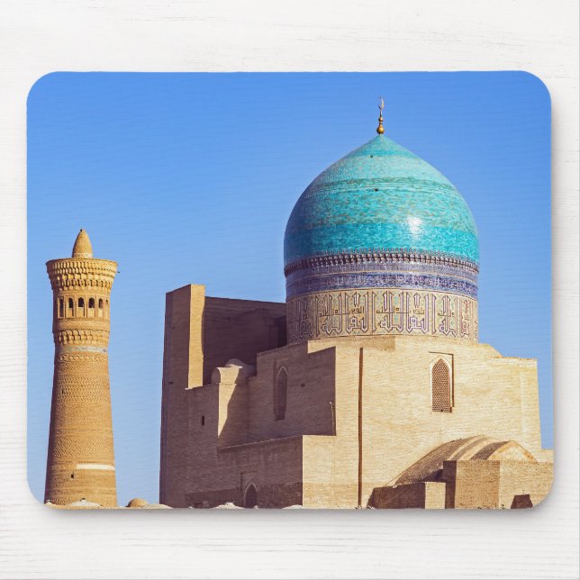 Kalyan-Moschee und Minarett - Bukhara, Usbekistan Mousepad (Vorne)