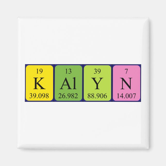 Kalyn Periodenmagnet Magnet (Vorne)