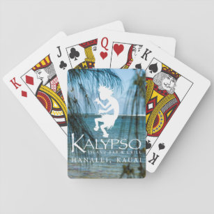 Kalypso Kane Logo im Weiß Spielkarten