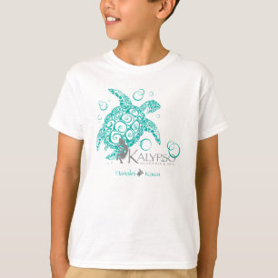 Kalypso Seeschildkröte-Muschel-Tanz T-Shirt