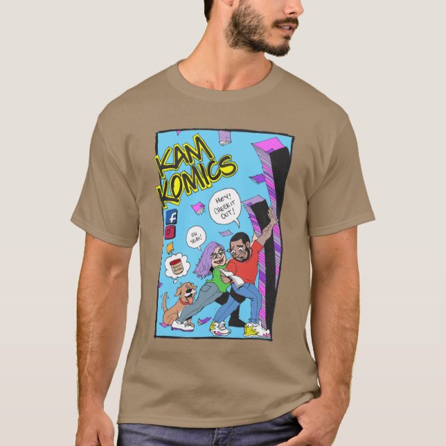 Kam Komicsfollow Kam Komicstshirt boy T-Shirt (Vorderseite)