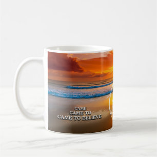 Kam zu glauben Erholung Slogan Sunrise Tasse
