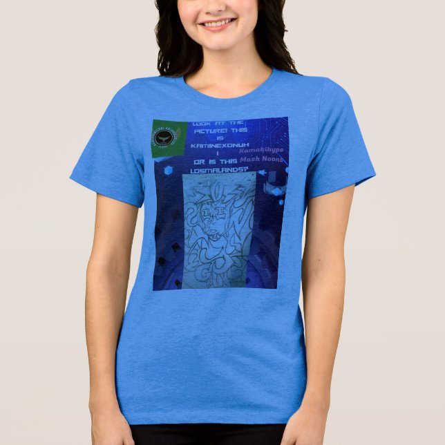 Kamakihype Mask Noons Tri-Blend Shirt (Vorderseite)