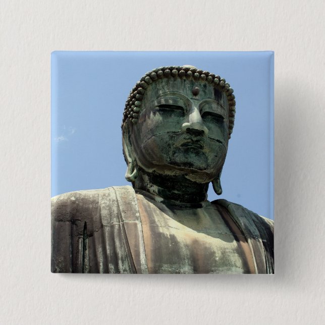 Kamakura Buddha Button (Vorderseite)
