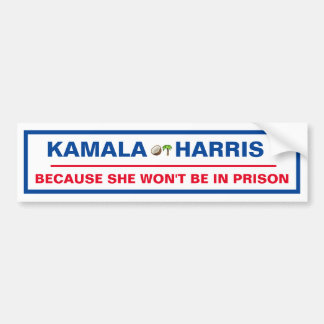 Kamal Harris, weil sie nicht im Gefängnis sein wir Autoaufkleber