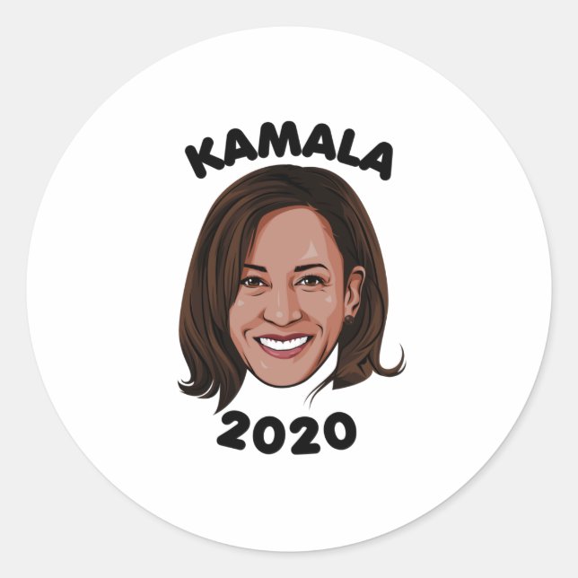 KAMALA 2020 RUNDER AUFKLEBER (Vorderseite)