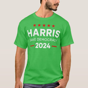 Kamala 2024 Demokratie retten 2024 Wahl Geschenke T-Shirt