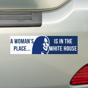 Kamala 2024 Eine Frauenwohnung befindet sich im We Autoaufkleber