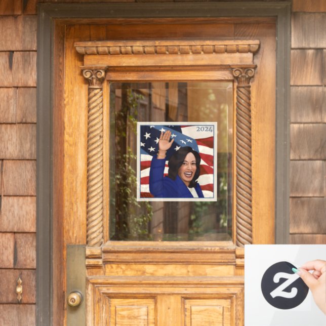 Kamala 2024 fensteraufkleber (Haustür)