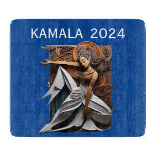Kamala 2024 für Präsident Thunder_Cove Schneidebrett