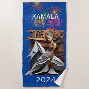 Kamala 2024 für Präsident Thunder_Cove Strandtuch