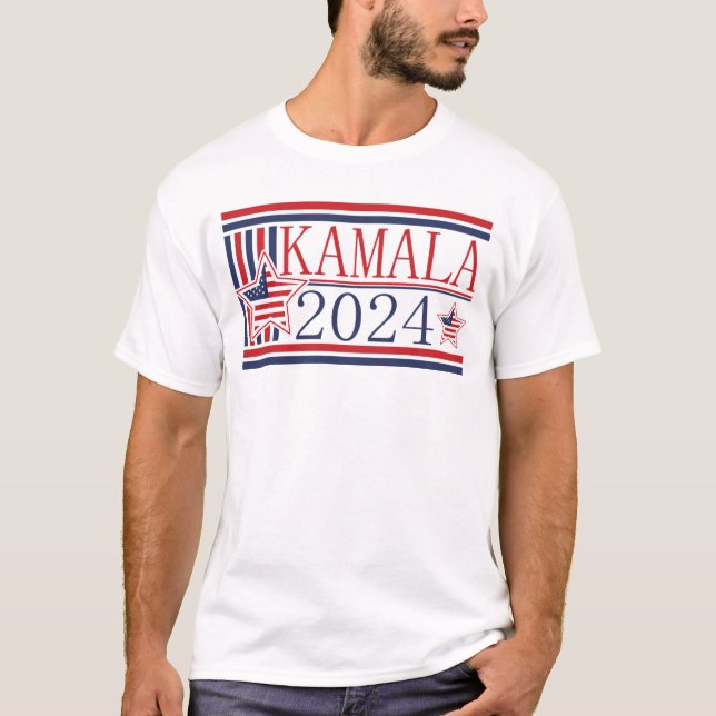 Kamala 2024, Präsidentschaftskandidat T-Shirt (Vorderseite)