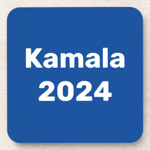 Kamala 2024 Präsidentschaftswahl Getränkeuntersetzer