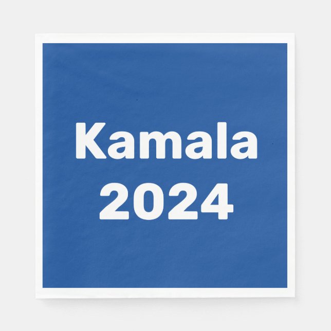 Kamala 2024 Präsidentschaftswahl Serviette (Vorderseite)