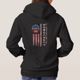 Kamala 2024 US-Flagge Demokratischer Präsident Hoodie