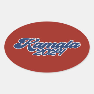 Kamala 2024 Vote Kamala Harris 2024 Wahl Ovaler Aufkleber