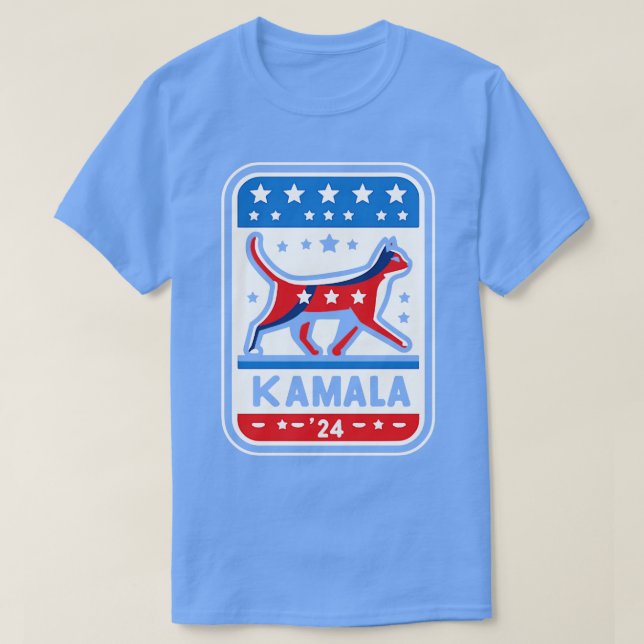 Kamala 24 Kamala für 2024 T-Shirt (Design vorne)