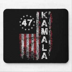 Kamala 47 Kamala47 Präsident USA Flagge 2024 Mousepad