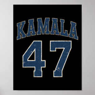 Kamala 47 Komma Präsidentin Kamala Harris Wheimer Poster