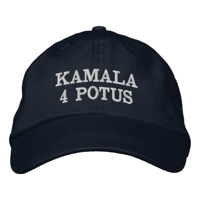 KAMALA 4 POTUS BESTICKTE BASEBALLKAPPE (Vorderseite)