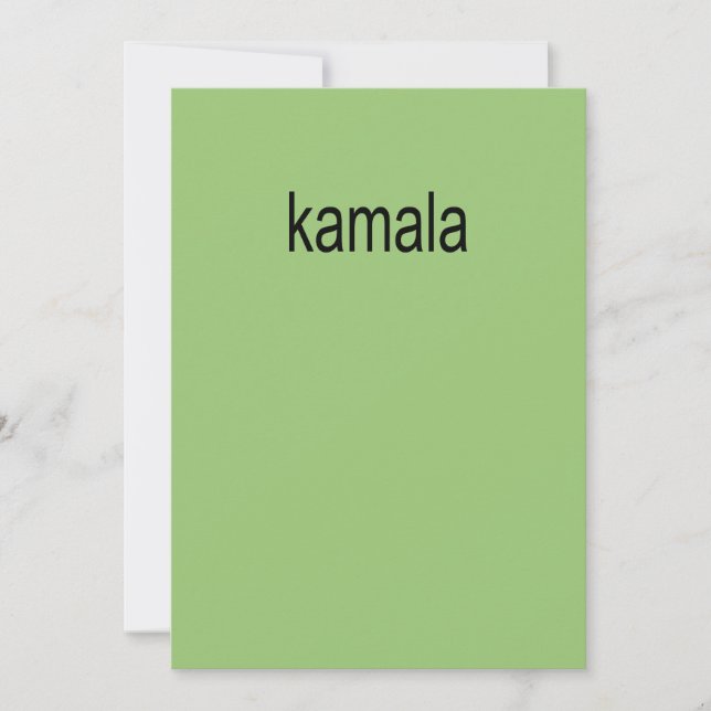 Kamala Album Cover Einladung (Vorderseite)