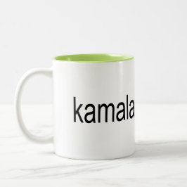 Kamala Album Cover Zweifarbige Tasse