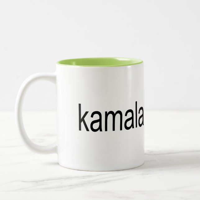 Kamala Album Cover Zweifarbige Tasse (Links)