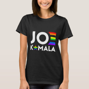 Kamala Biden Harris 2020 Gay Pride Flag Democ T-Shirt
