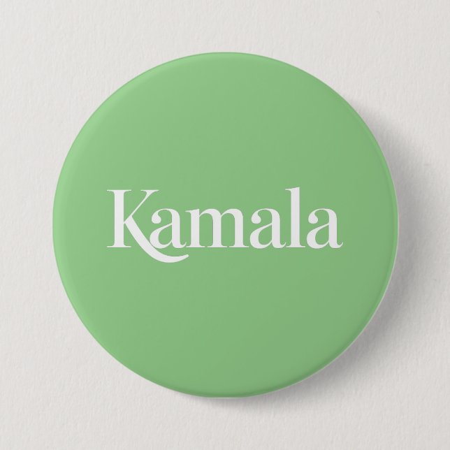Kamala Brat Kamala Harris für den Präsidenten 2024 Button (Vorderseite)