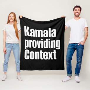 Kamala Brat Limettengrün liefert Kontext Fleecedecke