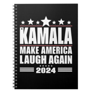Kamala Bring Amerika wieder zum Lachen Amerikanisc Notizblock