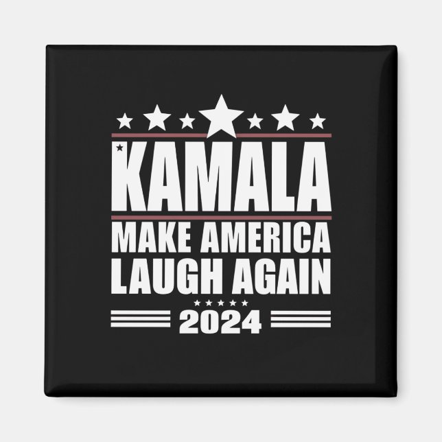 Kamala bringt Amerika wieder zum Lachen über die a Magnet (Vorne)