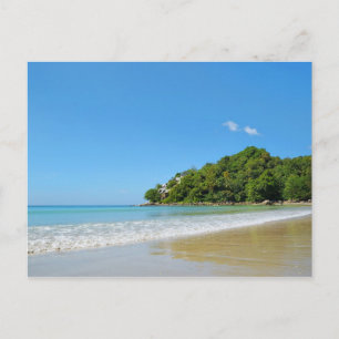 Kamala Bucht auf der Insel Phuket in Thailand Postkarte