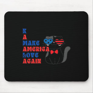 Kamala-cat! Die amerikanische Liebe wieder zum Tra Mousepad