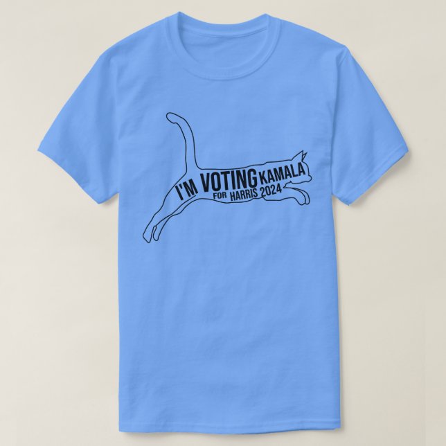 Kamala cat TShirt 4 (Design vorne)