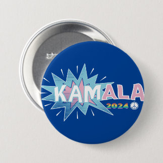 KAMALA COMIC MADAM PRÄSIDENT KAMALA HARRIS 2024 BUTTON