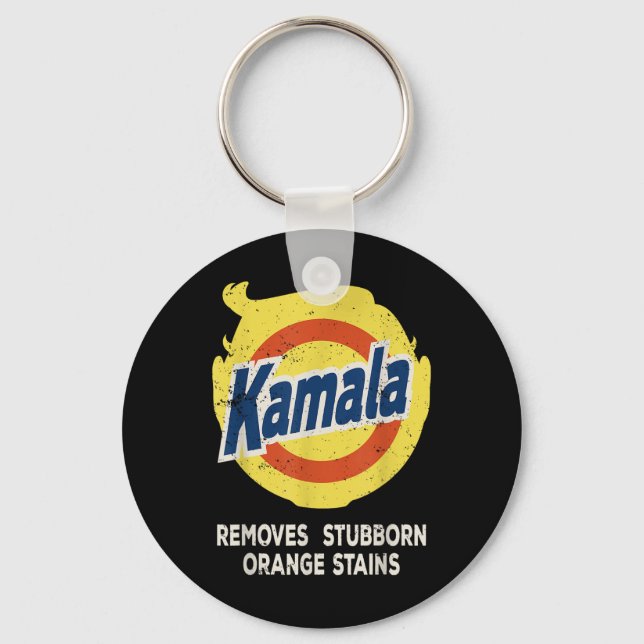 Kamala Detergent entfernt Stubborn-Orangenstadien Schlüsselanhänger (Vorderseite)