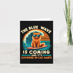Kamala die Blaue Welle kommt und sie ist eingedeck Karte